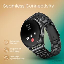 Fastrack Dezire FX1 PRO Fashion Smartwatch with 1.43" AMOLED Display with 466 * 466 Pixel Resolution|SingleSync BT Calling|AI Voice Assistant|100+ Sports Modes and Watchfaces|Upto 5 Day Battery|IP68