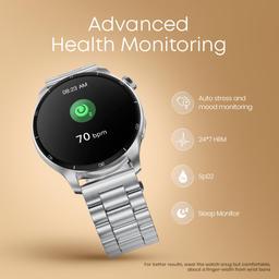 Fastrack Dezire FX1 PRO Fashion Smartwatch with 1.43" AMOLED Display with 466 * 466 Pixel Resolution|SingleSync BT Calling|AI Voice Assistant|100+ Sports Modes and Watchfaces|Upto 5 Day Battery|IP68