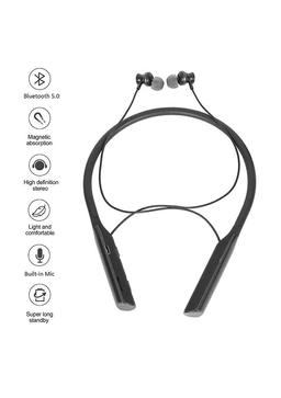 Ivon- IV - BT98 Wireless Bluetooth Neckband Flexible In-Ear Headphones Headset With Built-in Mic, Extra Deep Bass Hands-Free Call/Music, Sports Earbuds, Sweatproof (75 Hours Playtime)