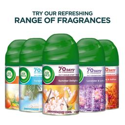 Airwick Freshmatic Automatic Air Freshener Kit [Machine + 1 Refill] - 250ml | Summer Delights with White flowers,melon, vanilla fragrances| 2600 Sprays Guaranteed | Lasts up to 70 days