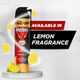 Mortein 600 ml - 2 in 1 Mosquito Killer & Cockroach Killer Spray - 600ml | All Insect Killer | Lemon Fragrance | 100% Kill Guarantee | Mosquito Repellent, Mosquito Spray Aerosol