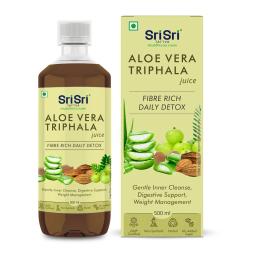 Sri Sri Tattva Shuddhta ka Naam | Aloe Vera Triphala Juice | Better Digestion | Healthy Skin | Natural & Herbal | No Added Sugar 500 ml