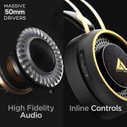 Boult Audio ProBass Ranger Over-Ear Wireless Bluetooth Headphones with Microphone, Headset with Long Battery Life