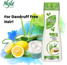 Nyle Naturals Anti Dandruff Shampoo, With Lemon And Curd, Gentle and soft shampoo, PH balanced and Paraben free, For Men and Women,800ml