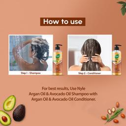Nyle Natural & Pure Shampoo For Frizz Free Hair, With Goodness Of Argan Oil & Avocado Oil, For Men & Women, No Paraben And No Sulphate, 300ml