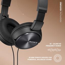 Sony Zx Series Mdr-Zx310Ap Headband Stereo On Ear Headset -Black