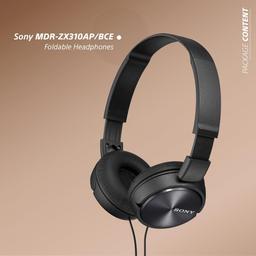 Sony Zx Series Mdr-Zx310Ap Headband Stereo On Ear Headset -Black