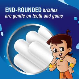 Oral B Kids Chhota Bheem Manual Toothbrush, Extra Soft Bristles, Easy To Hold Handle Pack Of 3 (Age 2+), Multicolour