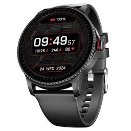 boAt Newly Launched Lunar Discovery w/ 1.39" (3.5 cm) HD Display, Turn-by-Turn Navigation, DIY Watch Face Studio, Bluetooth Calling, Emergency SOS, QR Tray, Smart Watch for Men & Women(Active Black)