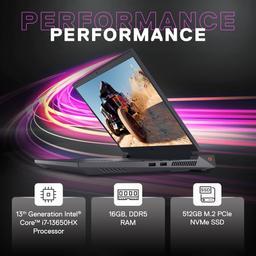 Dell G15-5530 Gaming Laptop, Intel Core i7-13650HX Processor/16GB/512GB SSD/NVIDIA RTX 3050 (6GB GDDR6)