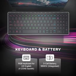 Dell G15-5530 Gaming Laptop, Intel Core i7-13650HX Processor/16GB/512GB SSD/NVIDIA RTX 3050 (6GB GDDR6)