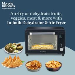 Morphy Richards Digital Otg Oven For Kitchen|29 Litre Oven Toaster Griller W/ 13 Preset Menu|Rotisserie,Convection W/In-Built Air-Fryer & Dehydrator Function|2-Yr Warranty By Brand|Deep Blue-2000 W