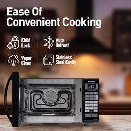 Panasonic 27L Convection Microwave Oven(NN-CT645BFDG,,Black Mirror, 360° Heat Wrap, Magic Grill)