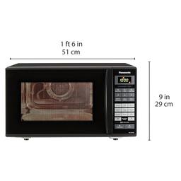 Panasonic 27L Convection Microwave Oven(NN-CT645BFDG,,Black Mirror, 360° Heat Wrap, Magic Grill)