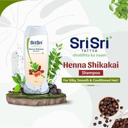 Sri Sri TATTVA Henna Shikakai Shampoo,200Ml & Sri Sri Tattva Sandal Soap,100g