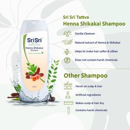 Sri Sri TATTVA Henna Shikakai Shampoo,200Ml & Sri Sri Tattva Sandal Soap,100g