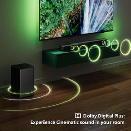 PHILIPS TAB5309 Soundbar: 2.1 CH, 240W Soundbar Wireless Subwoofer, Dolby & DTS 3D Virtual, Deep Bass, BT 5.4 LE Audio Support