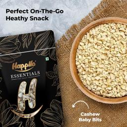 Happilo Essentials Cashew 8 Pieces 500g, Kaju Tukda, Healthy Snack, Source of Protein, Vitamin & Minerals, No Preservatives