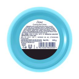 Dove Body Love Cooling Gel Crème Paraben Free, 48hrs Moisturisation with Plan Based moisturiser, Non Oily Feel, Refreshed Hydrated Skin 145g