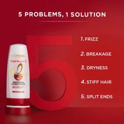 L'Oreal Paris Conditioner, For Damaged and Weak Hair, With Pro-Keratin + Ceramide, Total Repair 5, 180ml