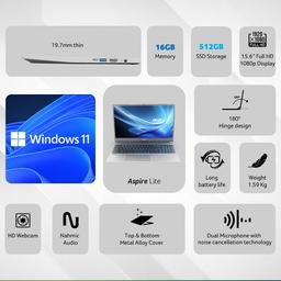 Acer Aspire Lite 12th Gen Intel Core i7-1255U Premium Metal Laptop,