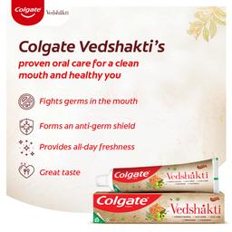 Colgate Vedshakti Toothpaste, Anti-Bacterial Paste For Whole Mouth Health, With Neem, Clove, And Honey, 100G, Freshening