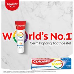 Colgate Total 120 gm Advanced Health Toothpaste, Antibacterial Toothpaste, Stronger 12-Hour Anti-Germ Protection, Whole Mouth Health, World's No. 1* Germ-fighting Toothpaste