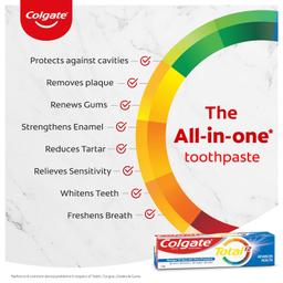Colgate Total 120 gm Advanced Health Toothpaste, Antibacterial Toothpaste, Stronger 12-Hour Anti-Germ Protection, Whole Mouth Health, World's No. 1* Germ-fighting Toothpaste