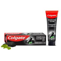 Colgate Charcoal Clean 120g Black Gel Toothpaste, Deep Clean Colgate Toothpaste With Bamboo Charcoal & Wintergreen Mint For Plaque Removal, Deep Clean & Tingling Fresh Mouth Experience