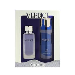 LIFE STYLE COMBO - Linen Shirting Fabric - 1 pc + Verdict Birra Gift pack  [Body Spray - 1 pc & Perfume - 1 pc]