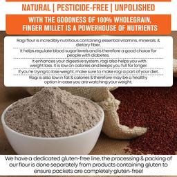 Safe Harvest Ragi flour 500gm (Pack of 2)Only Bangalore