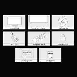 Haier 108 cm (43) P7GT Series 4K Ultra HD Smart LED Google TV 43P7GT-P (Grey)