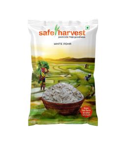 Safe Harvest Pesticide Free White Poha 500 gram (Pack of 2)