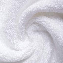 100% Cotton Large Full Size White Bath Towels , Super Soft Absorbent Antibacterial, 550 GSM, Full Large Size (Pack of 1)
