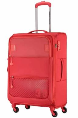 I Carry Italy Polyester Red Majoris Spinner Trolley Bag