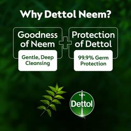 Dettol Neem Bathing Soap Bar With Pure Neem Oil, 75G (Buy 3 Get 1 Free), Combo Offer On Bath Soap