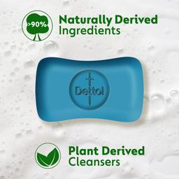 Dettol Icy Cool Bathing Soap Bar With 2x Menthol (750gm), 150gm - Pack of 5