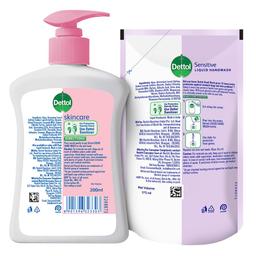 Dettol Liquid Handwash (Skincare) - 200 ml with Free Liquid Handwash - 175 ml (Any Variant)