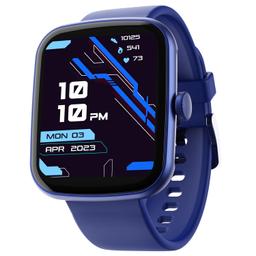 boAt Wave Style Smart Watch w/ 1.69" (4.2 cm) Square HD Display, DIY Watch Face Studio, Coins,HR & SpO2 Monitoring,7 Days Battery Life, Crest App Health Ecosystem, Multiple Sports Modes(Deep Blue)