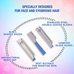 Kai Beauty Guard Face Razor - Slim L Shaped