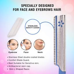 Kai Beauty Guard Face Razor - Slim L Shaped