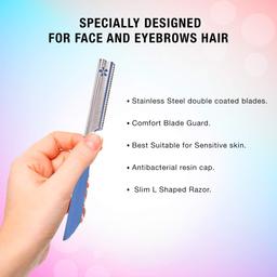 Kai Beauty Guard Face Razor - Slim L Shaped