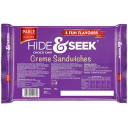 Hide & Seek Choco Chip Creme Chocolate Sandwich Biscuits, 400 Gm Pouch