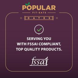 POPULAR FIT-EATS Goldern Zahidi Dates, 500 gm