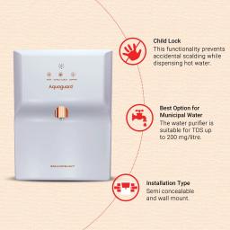 Aquaguard Enhance NXT UV Water Purifier Suitable only for Municipality Water Supply (White)