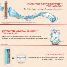 Aquaguard Enhance NXT UV Water Purifier Suitable only for Municipality Water Supply (White)