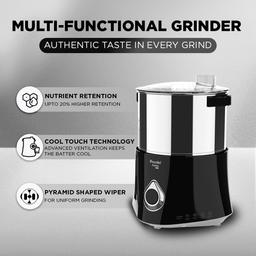 Preethi Stainless Steel Astra Expert Table Top Wet Grinder With Food Processor, 2 Liter