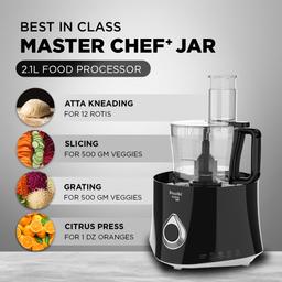 Preethi Stainless Steel Astra Expert Table Top Wet Grinder With Food Processor, 2 Liter