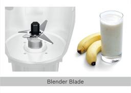 BOSCH TrueMixx Style 750 W Mixer Grinder (MGM6642WIN | 4 Jars | White, Steel)