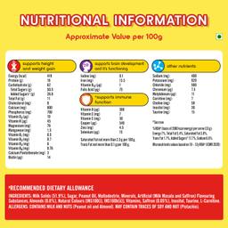Complan Nutrition Drink Powder for Children, Kesar Badam Flavour, 500 g Carton | Nutrition drink for kids with protein & 34 vital nutrients